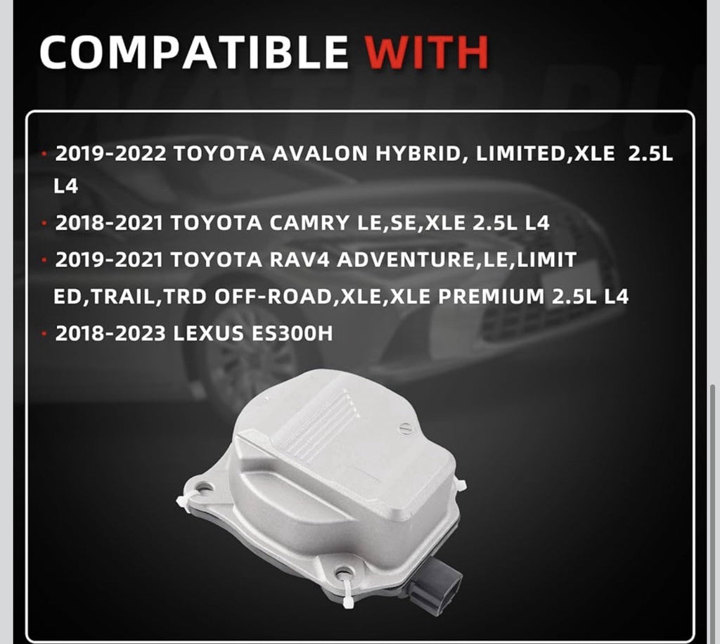 16032-25010 Coolant Electric Water Pump Engine Gasoline Replacement for 2019-...4