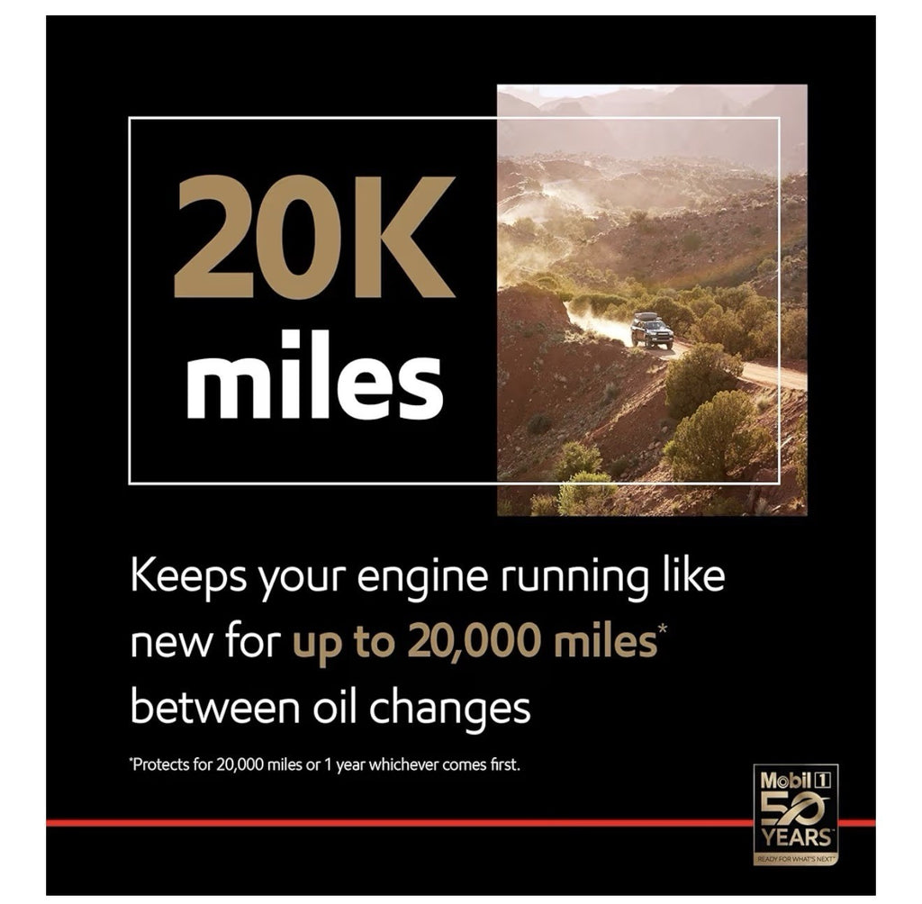 Mobil 1 Extended Performance High Mileage Full Synthetic Motor Oil 5W-30 5 Quart5