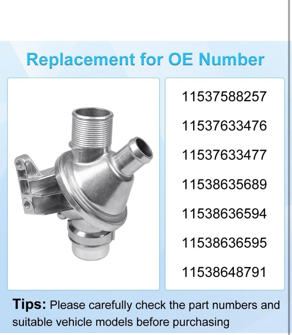 Aluminium Engine Coolant Thermostat Housing Compatible with 2012-2016BMW 220iN205