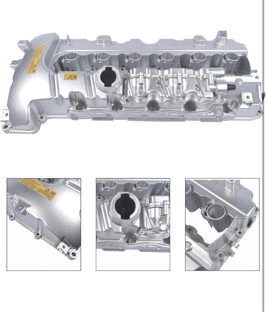 Aluminum Valve Cover 11127565286 11127565284 for BMW 335i xDrive 535xi 740i X6 Z1