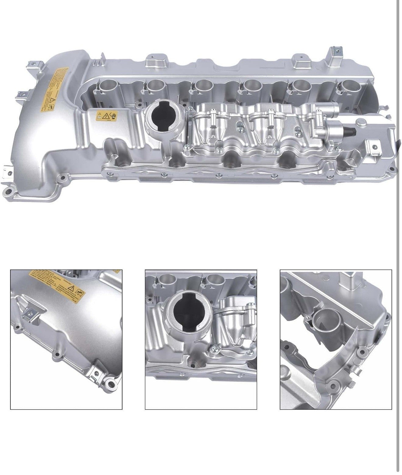 Aluminum Valve Cover 11127565286 11127565284 for BMW 335i xDrive 535xi 740i X6 Z1