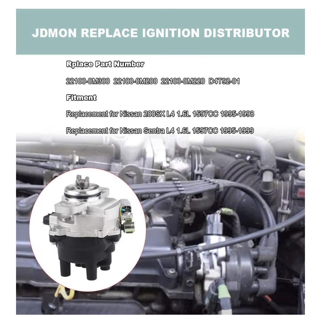 Ignition Distributor for Nissan Sentra TSURU B13.B14 22100-F4302 22100-0M0004