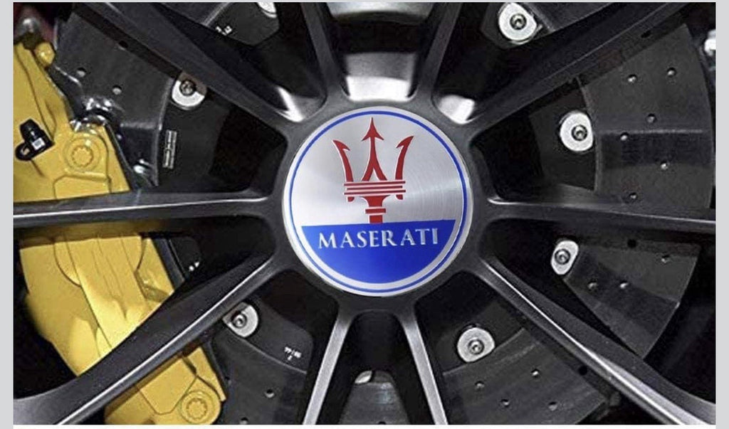 4PCS fit for Maserati Wheel Center Caps,Wheel Hub Mase-Wheel-blue silver1