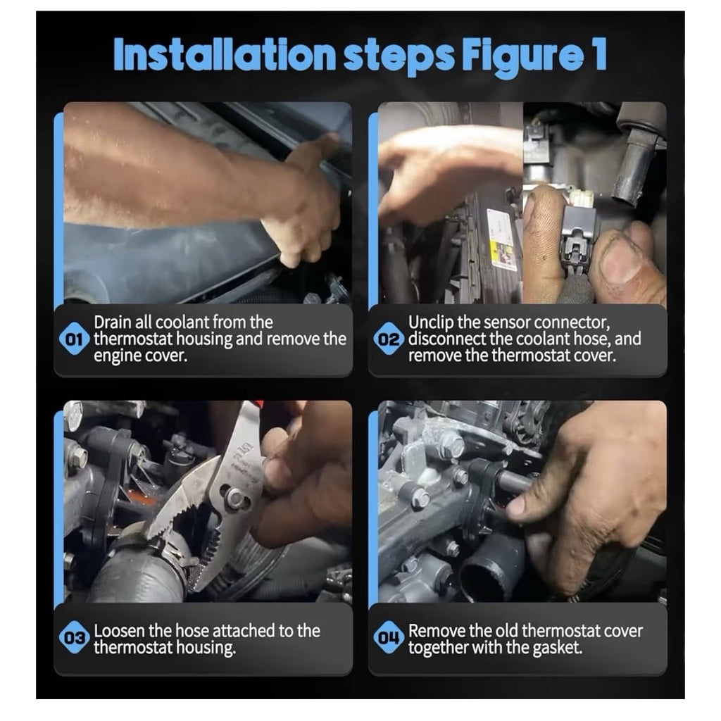 16-25 DODGE JEEP RAM RADIATOR THERMOSTAT & HOUSING  4893926AH8