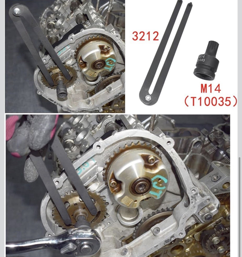 Engine Camshaft Locking Timing Tool Kit, Compatible with VW Audi 2.0 2.4 2.5 ...4