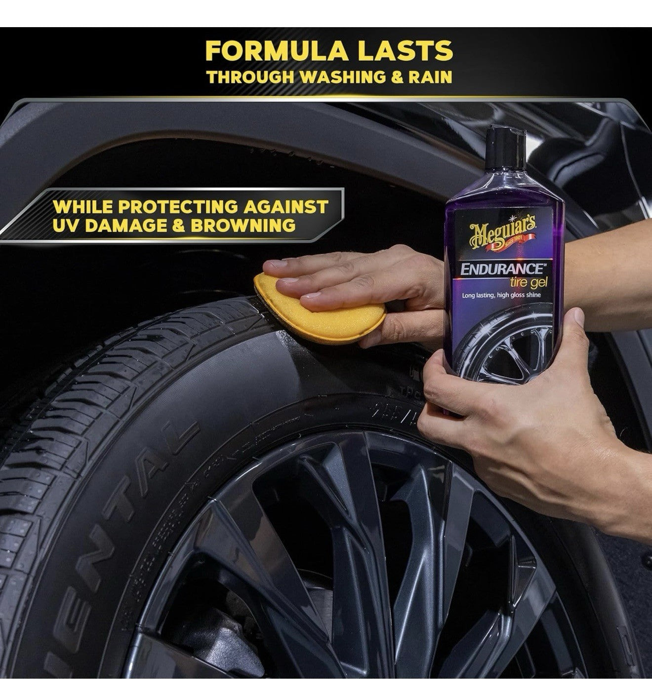 Meguiar's G7516 Endurance Tire Gel, Premium Tire Gel for a Lasting Glossy Shine 5