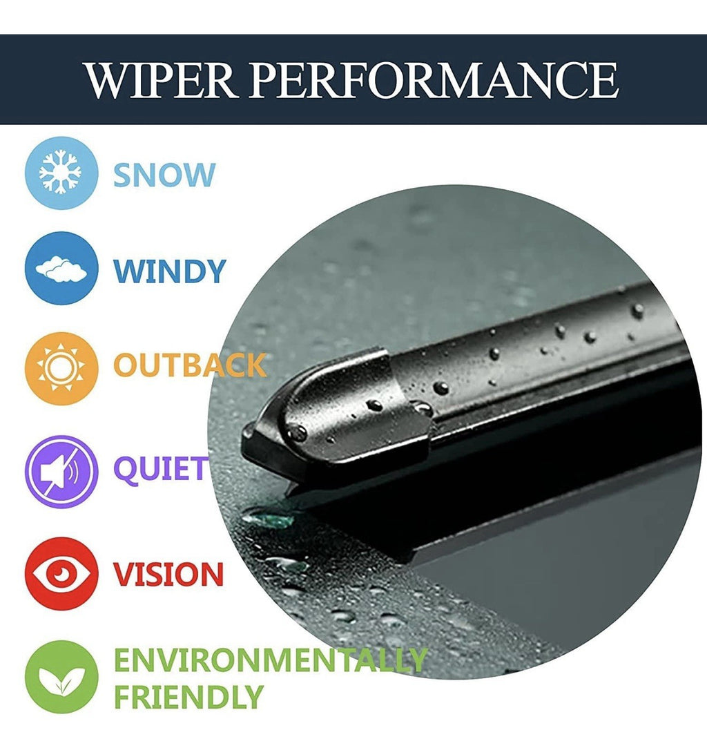 16"+16" Windshield Wipers with 12 Inch Rear Wiper Blade Replacement for Jeep ...5
