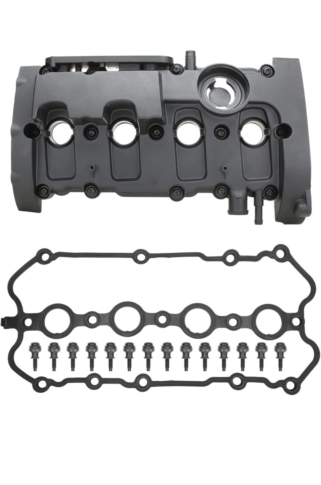 Engine Valve Cover w/ Gasket Bolts for Audi A4 Quattro 05-09 L4 2.0L 06D103-469N0