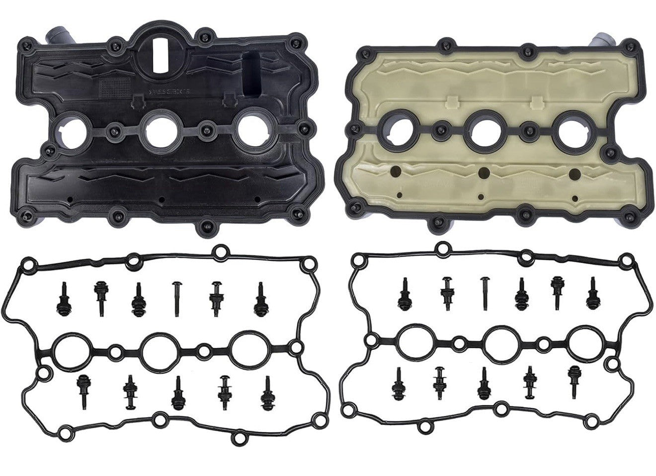 New Engine Valve Cover Left & Right For 2008-2017 3.0L Audi A4 A6 A5 Q7 Q5 SQ5 S1