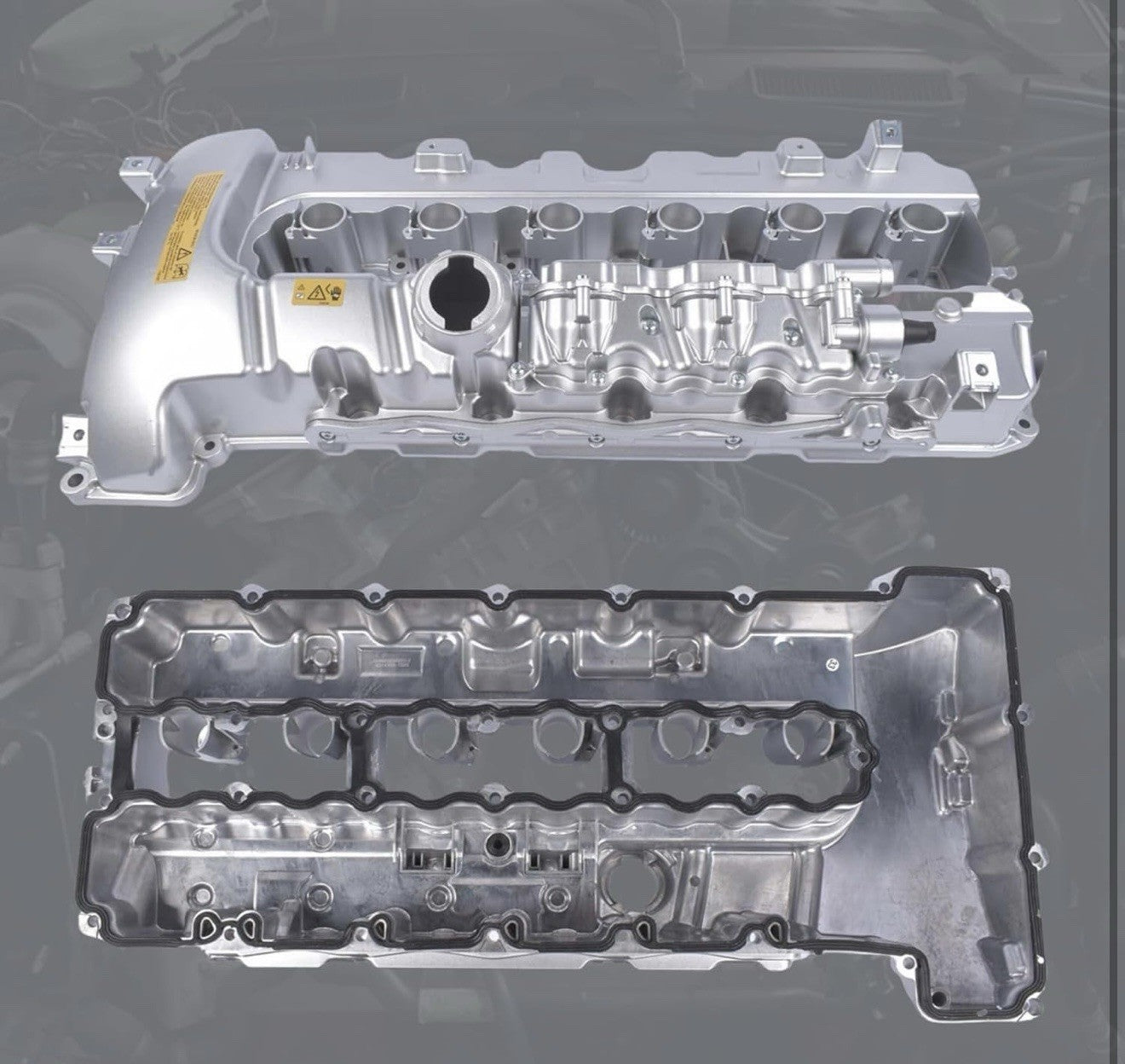 Aluminum Valve Cover 11127565286 11127565284 for BMW 335i xDrive 535xi 740i X6 Z2