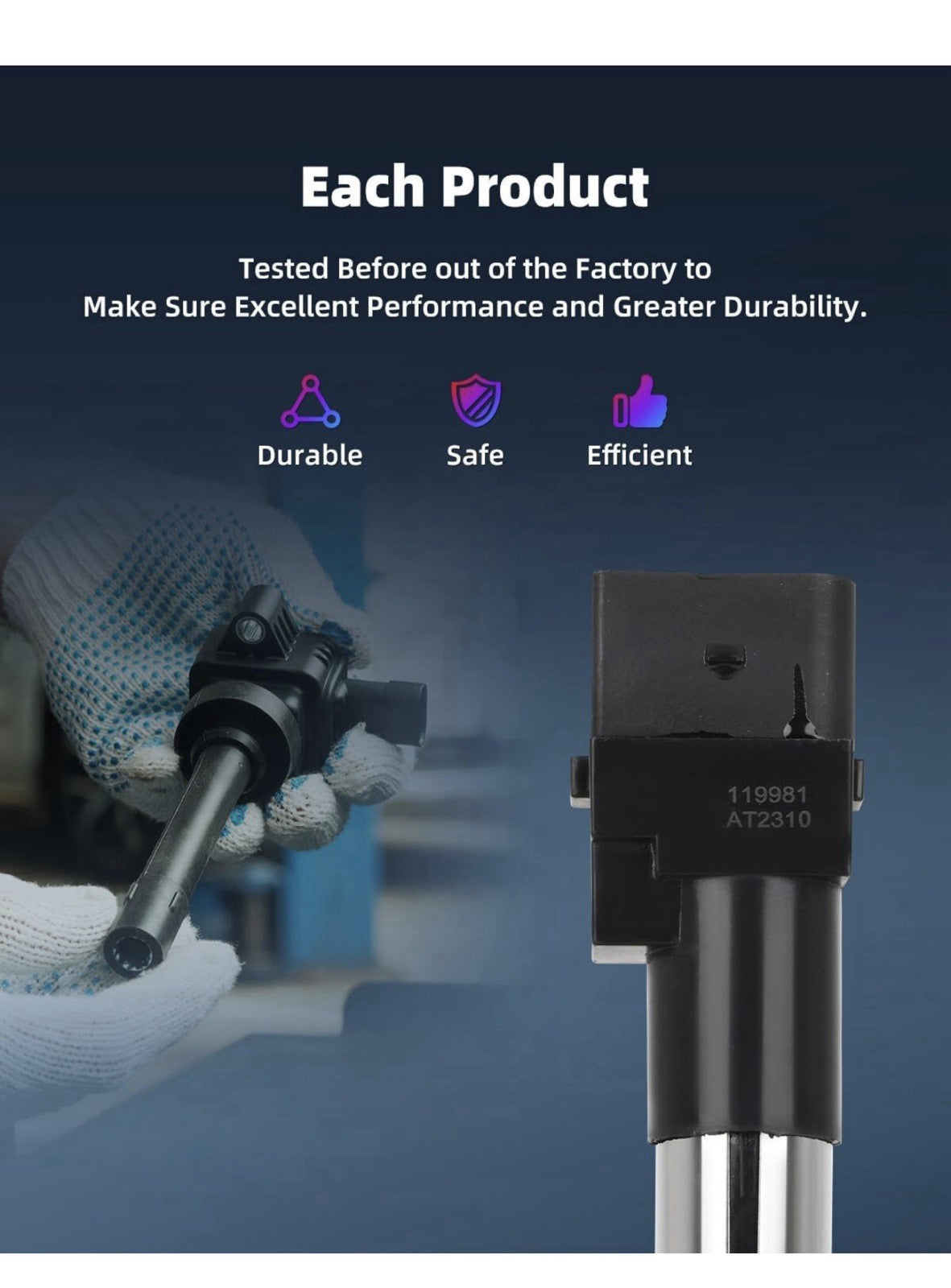 6 ignition coils with 6 iridium Spark Plugs for Porsche 2003-2011 Cayenne 3.63